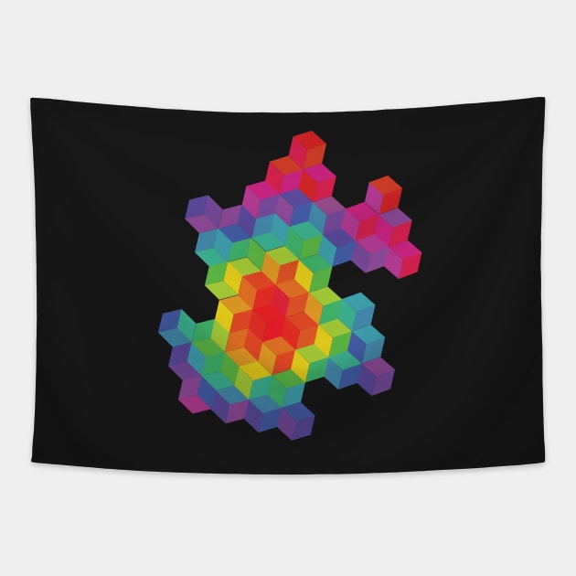 Spectrum Cubes Tapestry by Filofel
