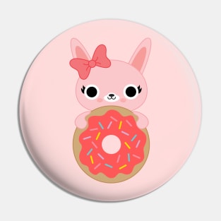 Donut Bunny Pin