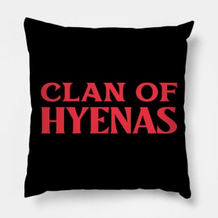 Clan of Hyenas Animal Collective Nouns Pillow