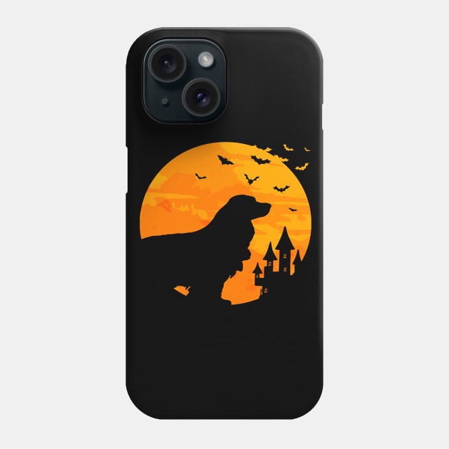 Cocker Spaniel Tee Scary Halloween Phone Case by klausgaiser