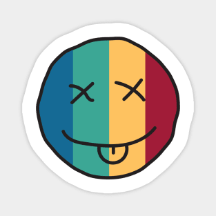 Rainbow face Magnet