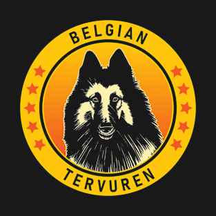 Belgian Tervuren Dog Portrait T-Shirt