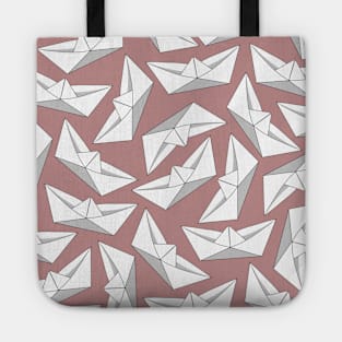 Origami Boat Pink Tote