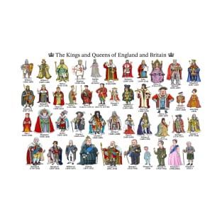The Kings and Queens of England and Britain T-Shirt