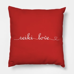 Reiki Love, Words in White Pillow