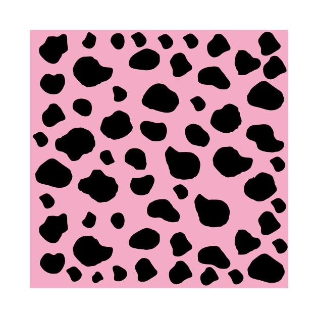 Cow Print, Cow Pattern, Cow Spots, Pink Cow by Jelena Dunčević