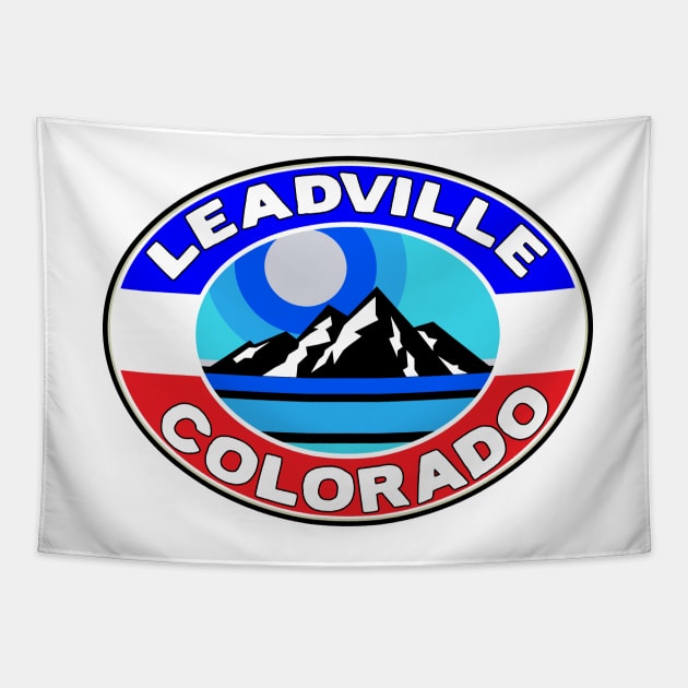 Ski Leadville Colorado Skiing Mountains CO Tapestry by TravelTime