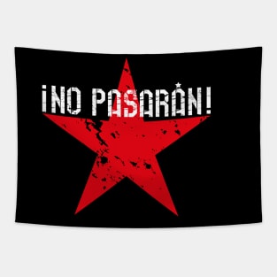 122 No Pasaran red Star Tapestry