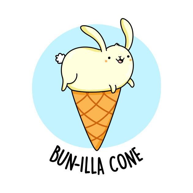 Bunilla Cone Food Pun by punnybone