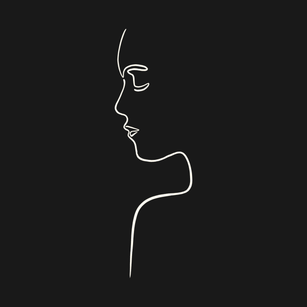 silhouette of a woman by Zifirka