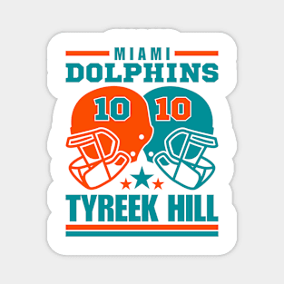 Miami Dolphins Tyreek Hill 10 American Football Retro Magnet