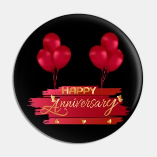 Happy Anniversary Pin