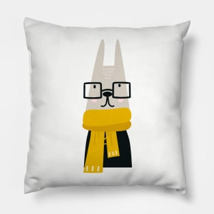 Preppy Rabbit Pillow