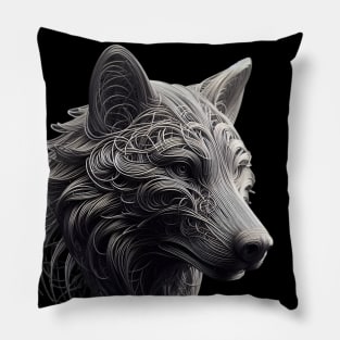 Wolf Wire Pillow