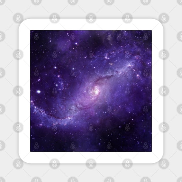 Purple Galaxy Magnet by ArtoTee