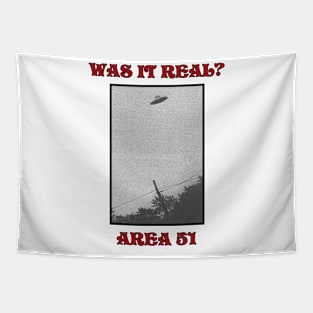 Area 51 "WAS IT REAL?" Tapestry