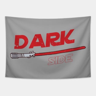 The Dark Side - Dark Power | Red Vintage Texture Tapestry