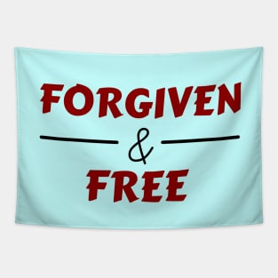 Forgiven And Free | Christian Tapestry