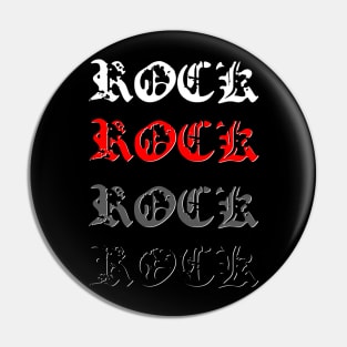 Rock music Pin