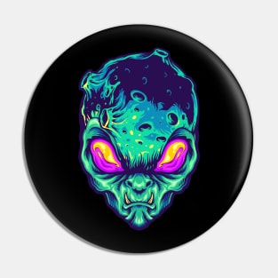 Alien Moon Pin