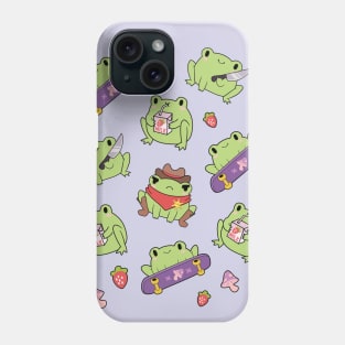 Kawaii Cute Frogs Phone Case