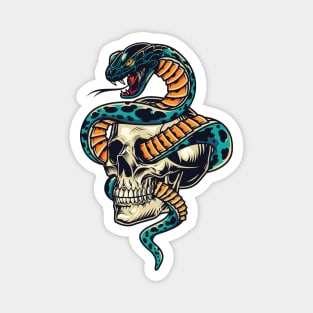 Snake Skull Magnet