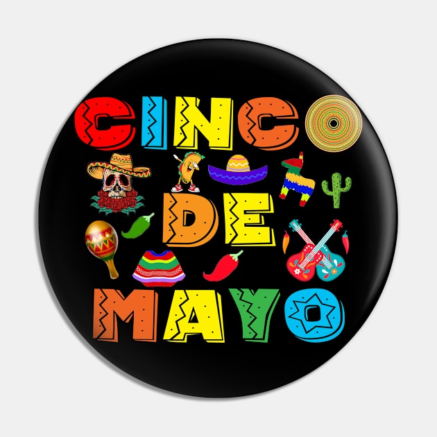 Cinco De Mayo 2023 Mexican Fiesta 5 De Mayo Pin by LARFADASTRO