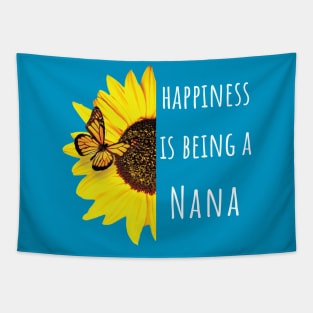 Happiness is Being a Nana Sunflower Tapestry