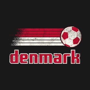 Denmark Soccer Retro Vintage T-Shirt