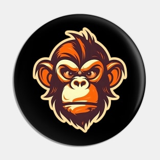 Mischievous Monkey Pin