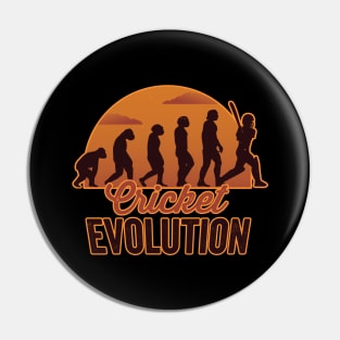 Cricket Evolution - Cricket Graphic Pin