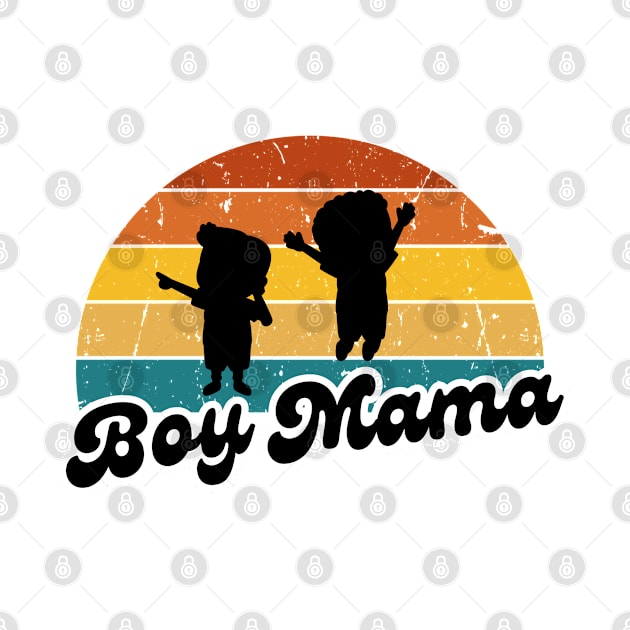 Boy Mama Retro Vintage Mama by hippohost