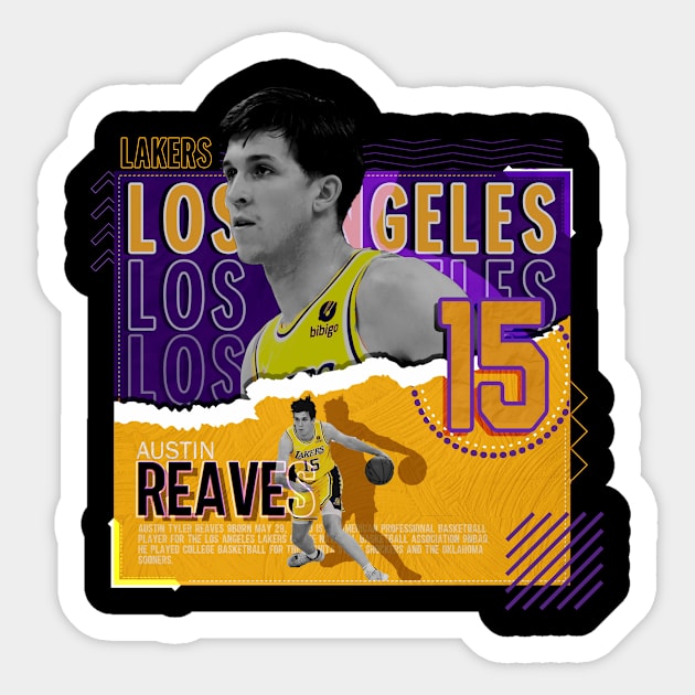 Austin Reaves - Lakers Sticker for Sale by On Target Sports