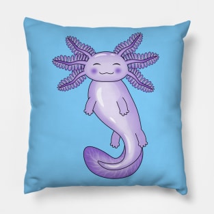 Purple Axolotl Pillow