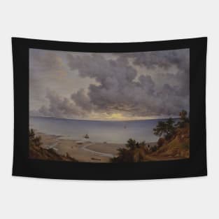 sandown bay from near shanklin chine isle of wight 1827 - John Glover Tapestry