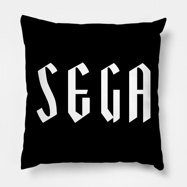 Sega 195X White Pillow by Bootleg Factory