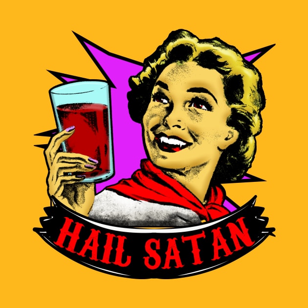 HAIL SATANA by theanomalius_merch