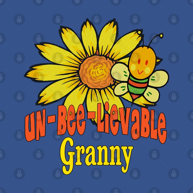 Unbelievable Granny Sunflowers and Bees by FabulouslyFestive