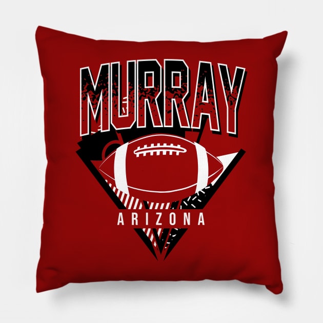 Vintage Arizona Football Murray Pillow by funandgames