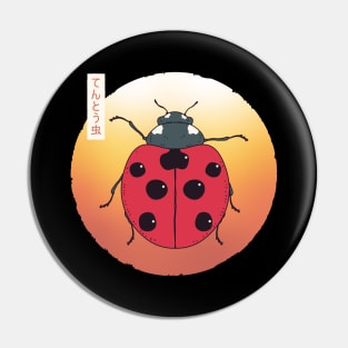 Ladybug Sunset Pin