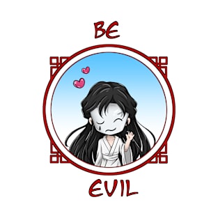 TGCF - Be Evil - White No Face Chibis T-Shirt