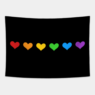 Cute Rainbow Heart Pride Shirt, Gift for Gay, Gift for Lesbian, Gay Pride Shirt, Queer LGBTQ Pride Month Shirt Sweatshirt Hoodie Tapestry