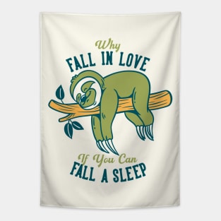 Sleepy Sloth Tapestry