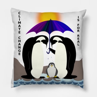 Climate Change is for Real, Just Ask Penguins Pillow