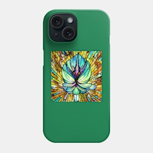 Stained Glass Lily Phone Case