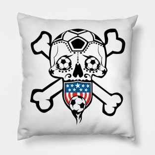 Sugar Skull US Soccer Team shirt! Pillow