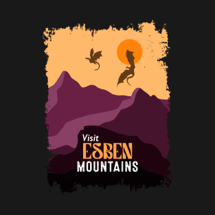 Visit ESBEN Mountains T-Shirt