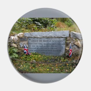Grave Of British Soldiers Pin