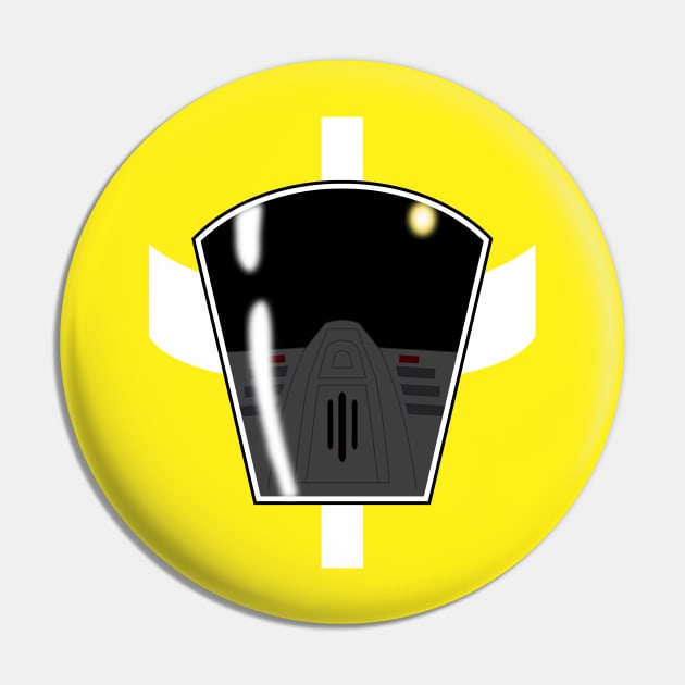 Lightspeed Rescue Yellow Ranger Visor Pin by mavgagliano