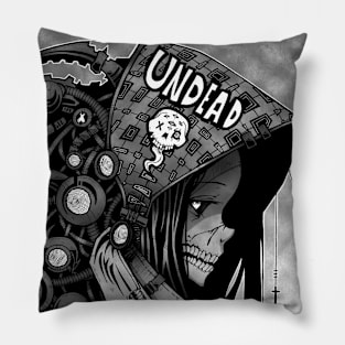 UNDEAD (Full BW) Pillow